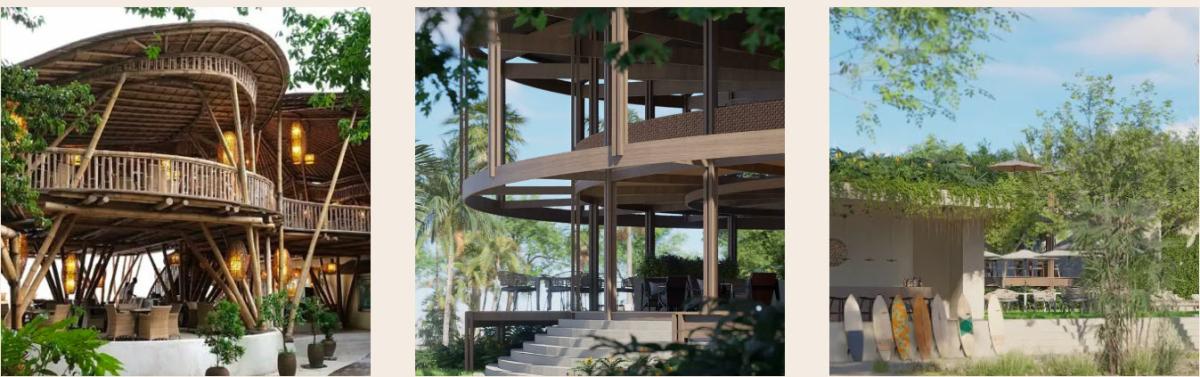 Beach club projection 3