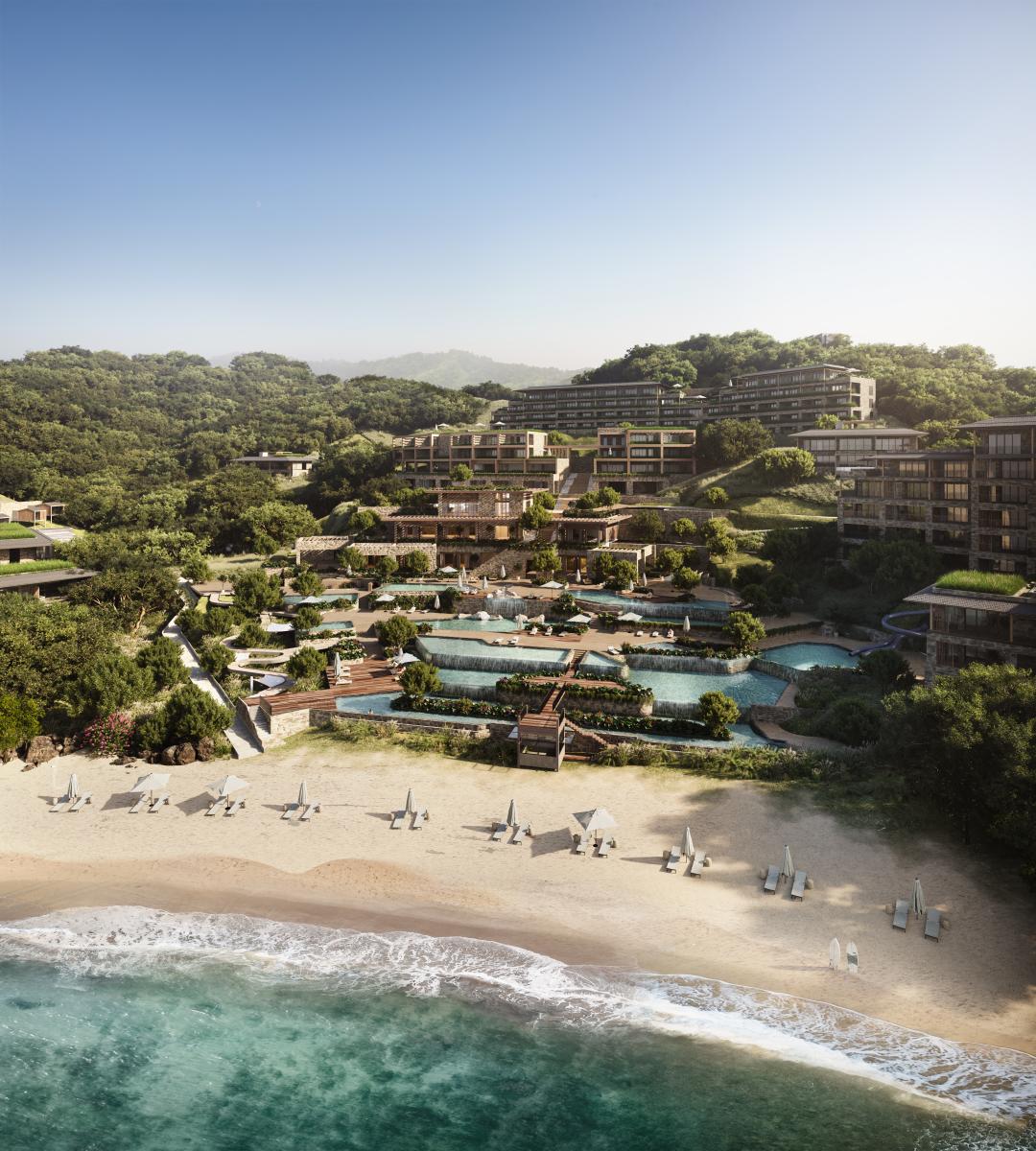 Waldorf Astoria being built on the Cacique Peninsula