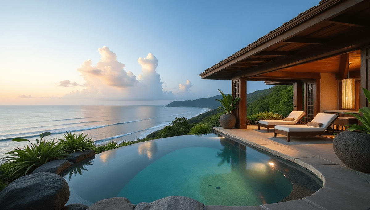 Buying Costa Rica real estate image luxury home Pacific views